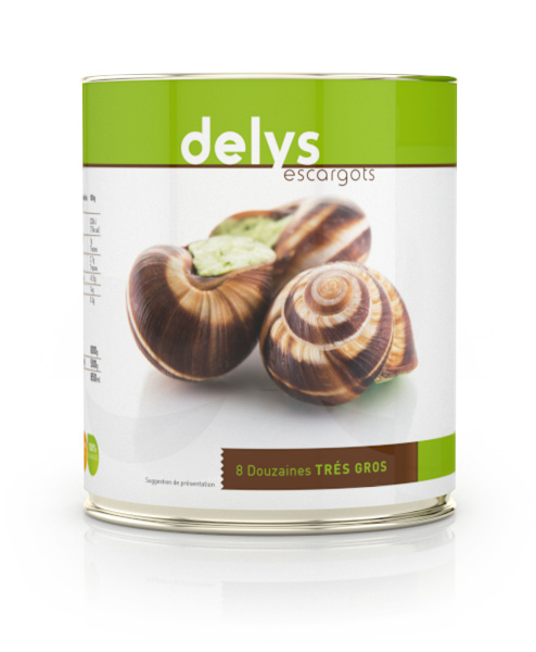 Escargots de Bourgogne 8 douzaines 500g